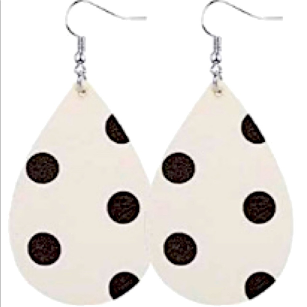 Earring Bundle! 3 for $8. Faux-leather, NWOT, Hypoallergenic.